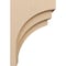 Ekena Millwork 9"W x 18"D x 27"H Classic Rockford Rough Cedar Woodgrain TimberThane Corbel, Primed Tan CORUR09X18X27ROCRCPR - alternate 4
